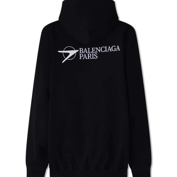 Authentic Balenciaga Corporate Embroidered Hoodie - Picture 3 of 9